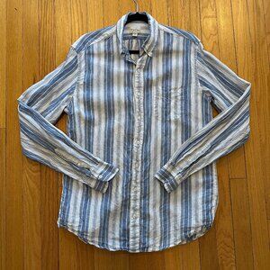 Tall Irish Linen Button Down - J Crew